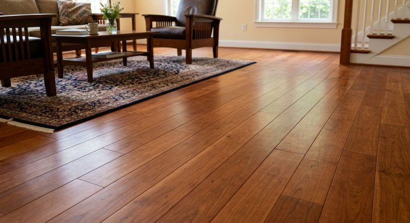 Cherry Floor Installation in Brookfield, WI