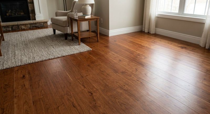 Cherry Floor Installation in Hartford, WI