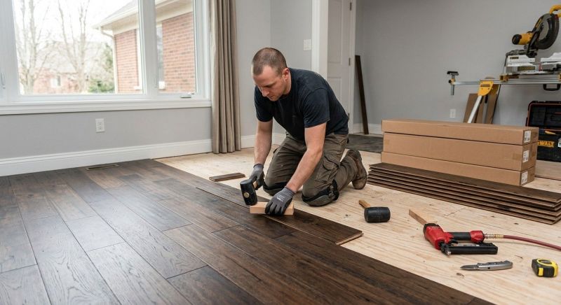 Hardwood Floor Installation in Colgate, WI