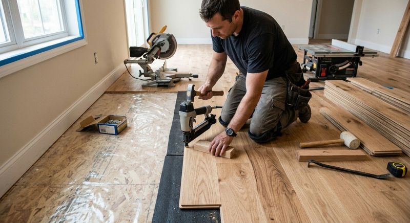 Hardwood Floor Installation in Port Washington, WI