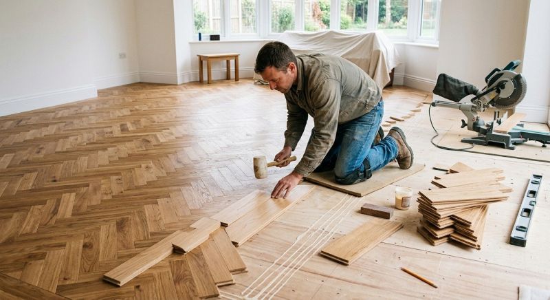 Hardwood Floor Installation in Richfield, WI