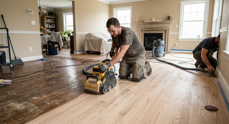 Hardwood Floor Renovation in West Bend, WI