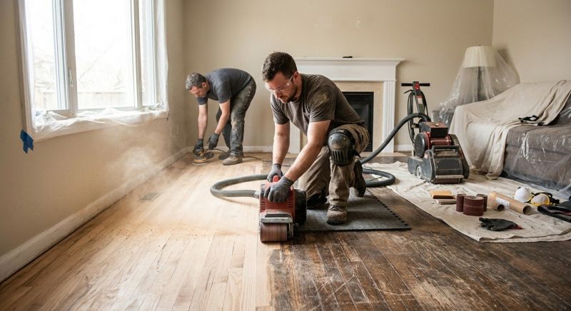 Hardwood Floor Renovation in West Bend, WI