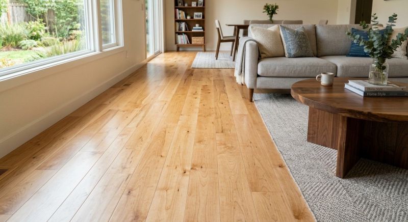 Maple Flooring Installation in Hartford, WI