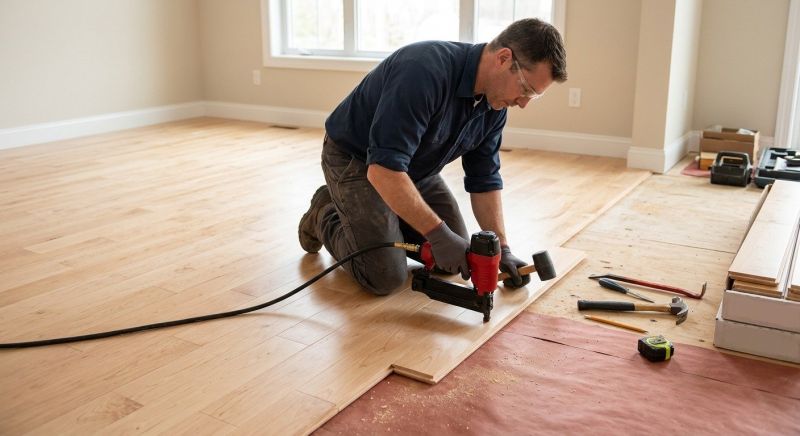 Maple Flooring Installation in West Bend, WI