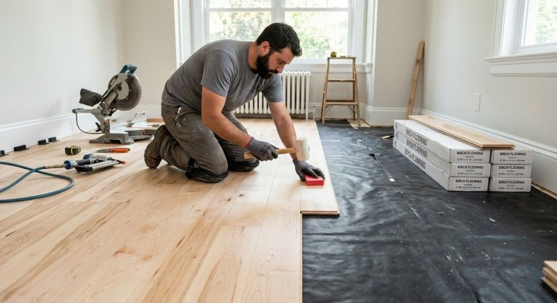 Maple Flooring Installation in Ozaukee County, WI