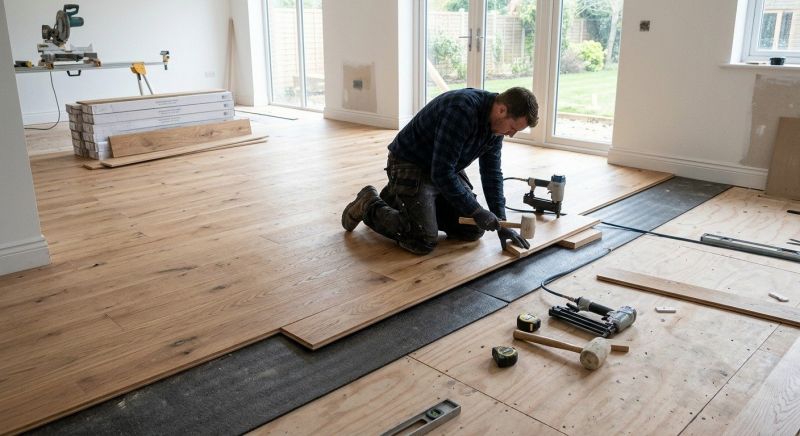 Oak Floor Installation in Washington County, WI