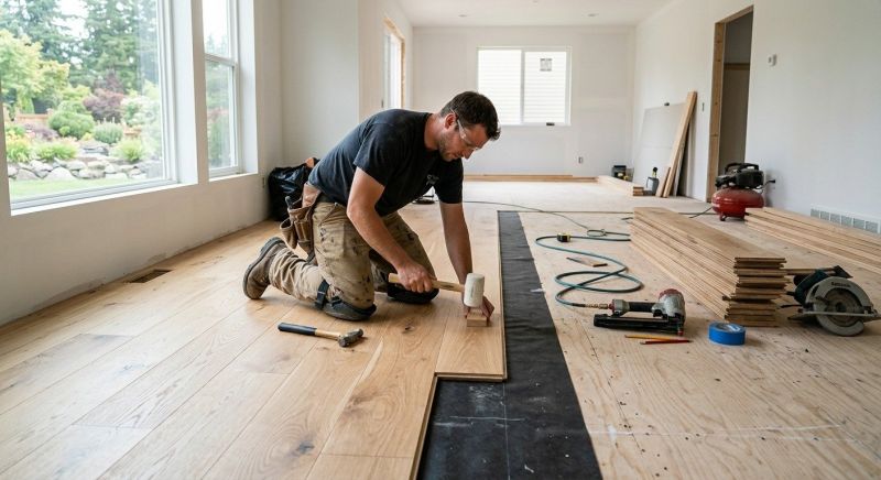 Oak Floor Replacement in West Bend, WI