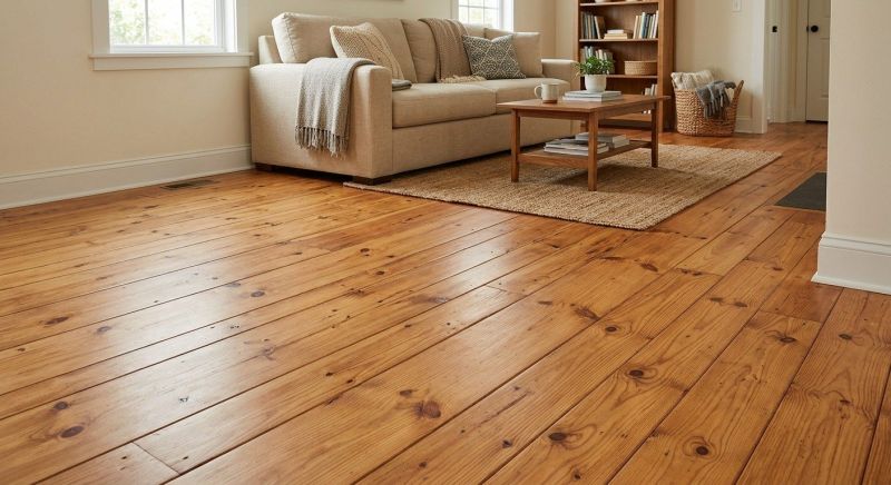 Pine Floor Installation in West Bend, WI