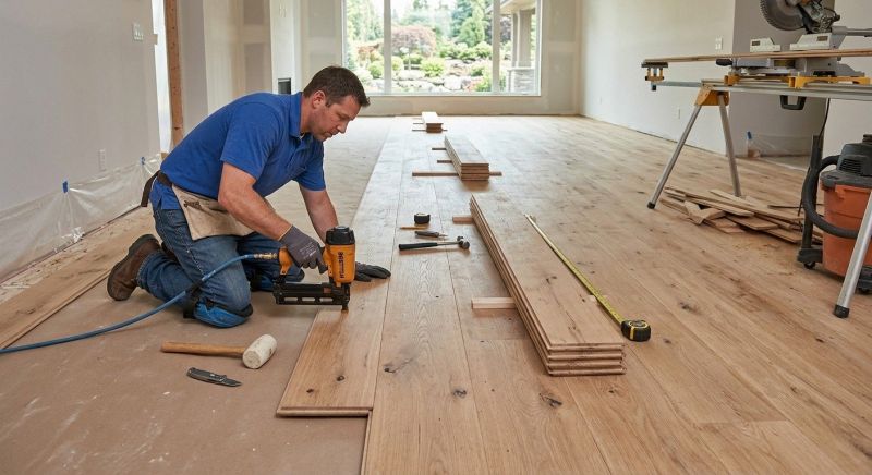 Plank Floor Installation in West Bend, WI
