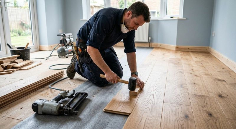 Wood Flooring Installation in Belgium, WI